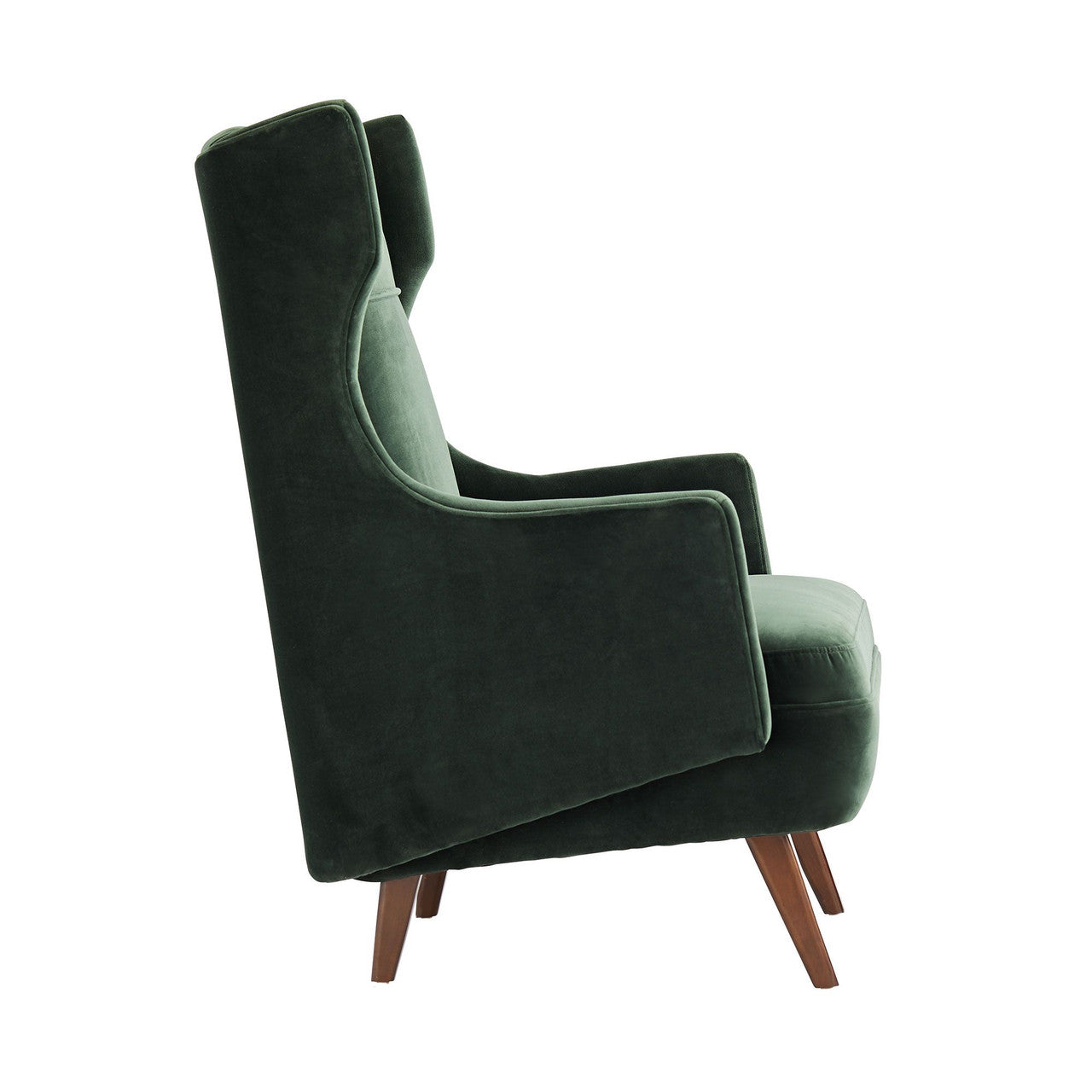 Arteriors Home Budelli Wing Chair Forest Velvet 8149