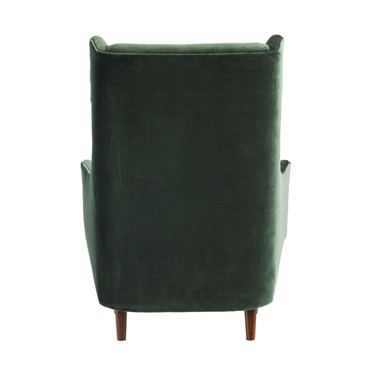 Arteriors Home Budelli Wing Chair Forest Velvet 8149