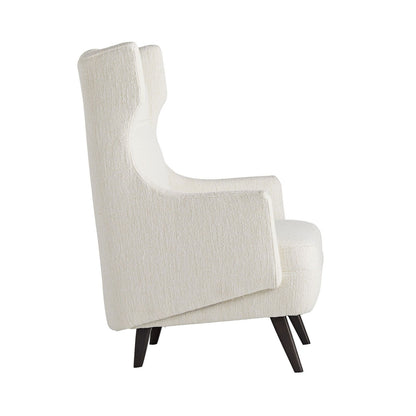 Arteriors Home Budelli Wing Chair Cloud Boucle Grey Ash 8155