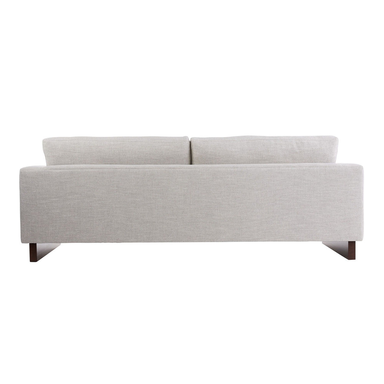 Arteriors Home Lovell Sofa Oyster Linen Dark Walnut 8157