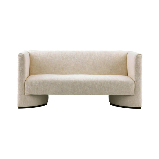 Arteriors Home Olympus Settee Cloud Boucle Grey Ash 8168