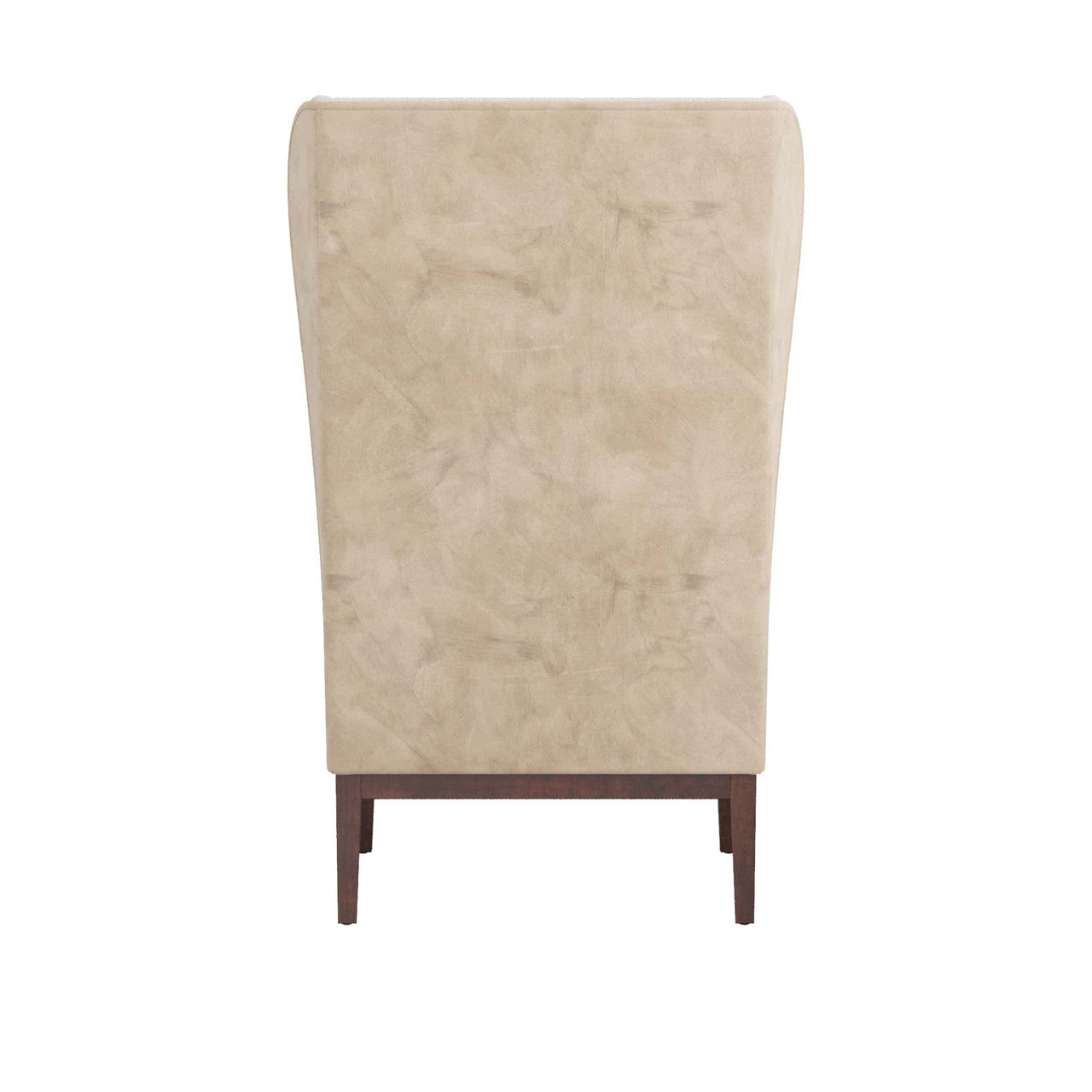 Arteriors Home Pierce Wing Chair Stone Boucle Dark Walnut 8170