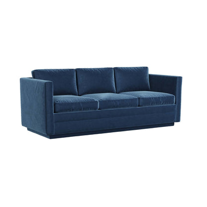 Arteriors Home Sebastian Sofa Indigo Velvet 8175