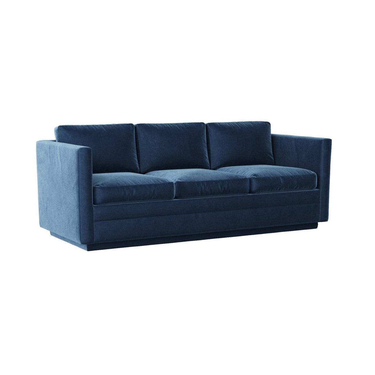 Arteriors Home Sebastian Sofa Indigo Velvet 8175