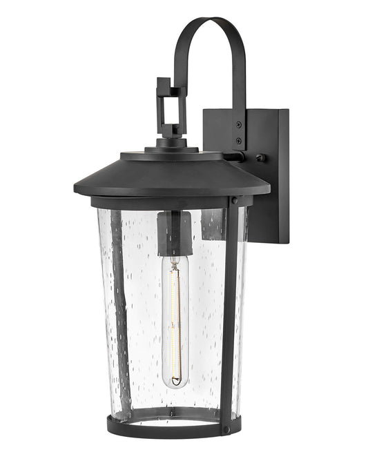 Lark Living Banks Medium Wall Mount Lantern in Black 82024BK