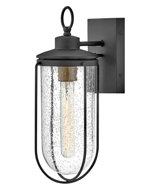 Lark Living Moby Small Wall Mount Lantern in Museum Black 82030MB