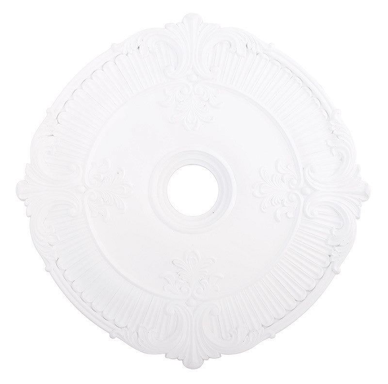 Livex Lighting Buckingham Collection White Ceiling Medallion in White 82034-03