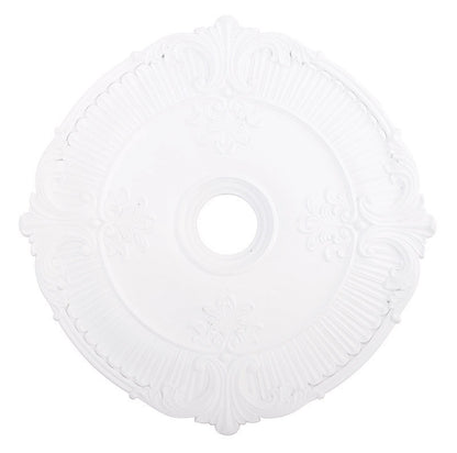 Livex Lighting Buckingham Collection White Ceiling Medallion in White 82034-03