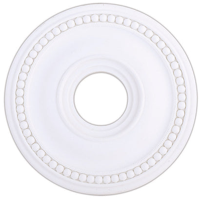 Livex Lighting Wingate Collection White Ceiling Medallion in White 82073-03