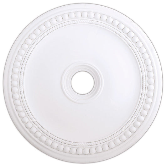 Livex Lighting Wingate Collection White Ceiling Medallion in White 82076-03