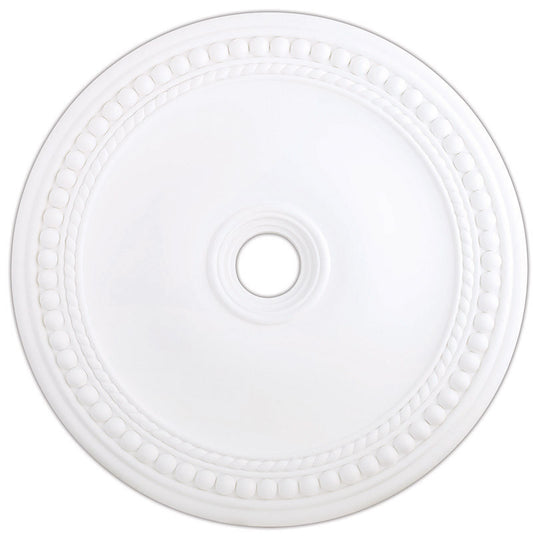 Livex Lighting Wingate Collection White Ceiling Medallion in White 82077-03