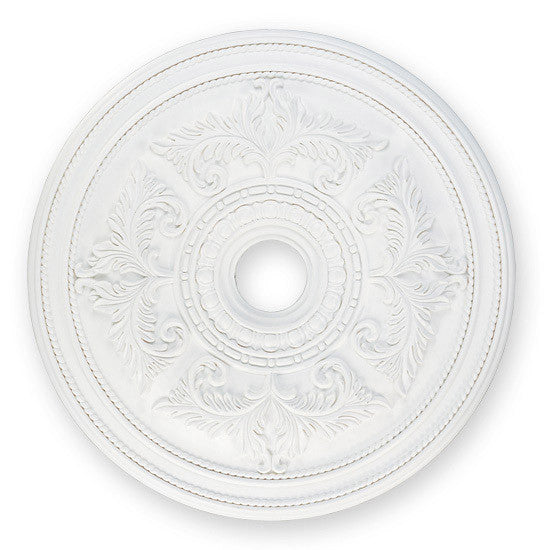 Livex Lighting Versailles Collection White Ceiling Medallion in White 8210-03