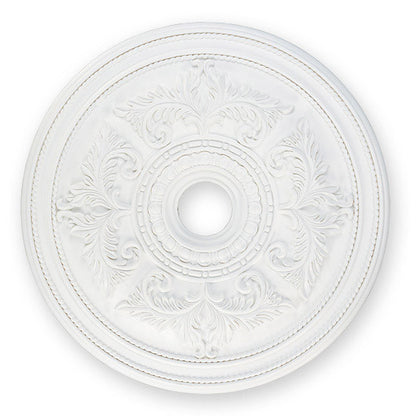 Livex Lighting Versailles Collection White Ceiling Medallion in White 8210-03