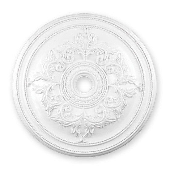 Livex Lighting Versailles Collection White Ceiling Medallion in White 8211-03