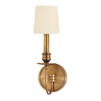 Hudson Valley Lighting Cohasset Wall Sconce in Aged Brass 8211-AGB