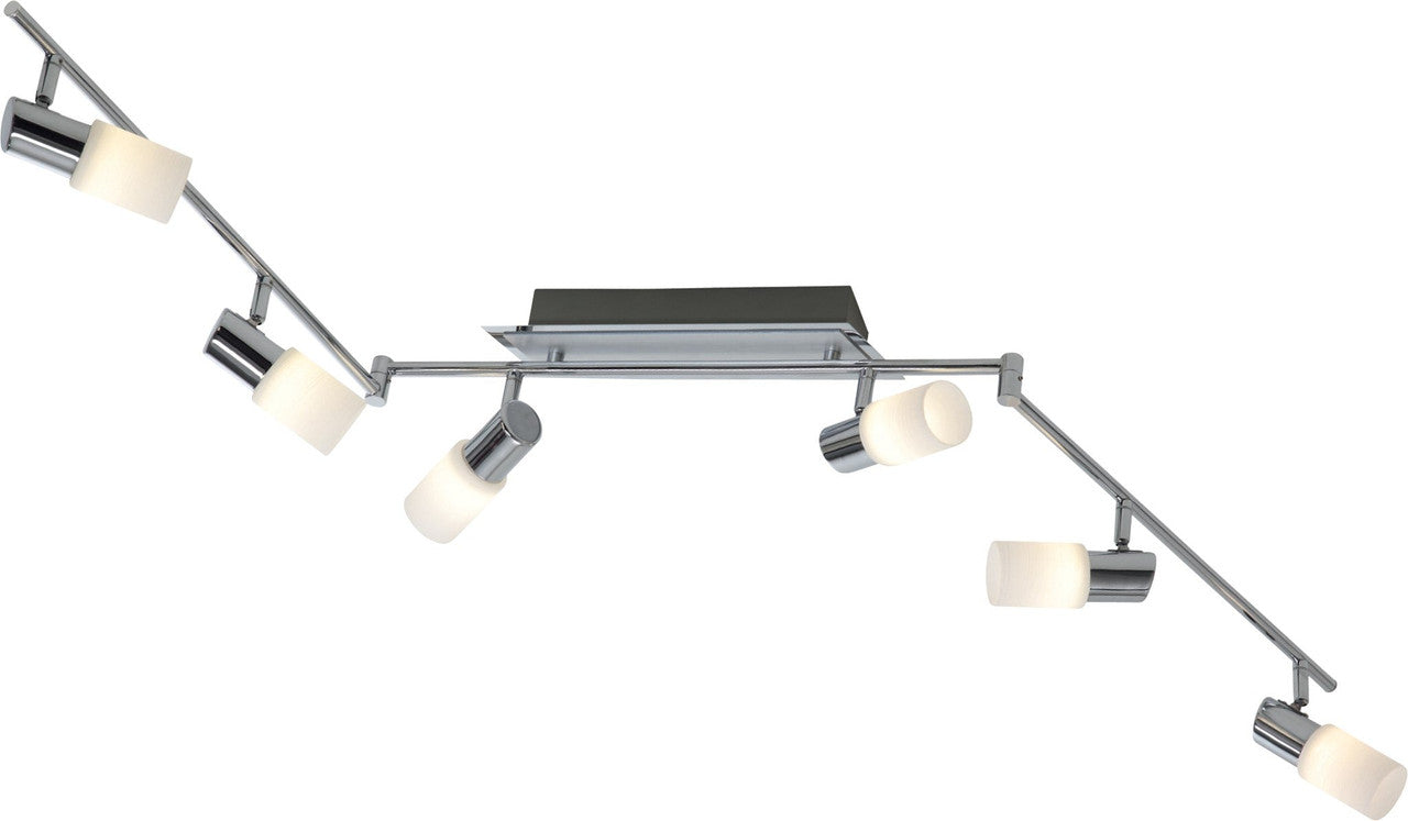 Arnsberg Dallas LED Adjustable Ceiling Light in Brushed Aluminum 821410605