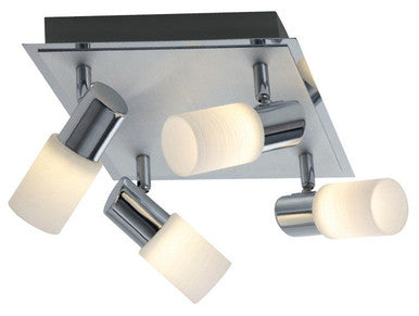 Arnsberg Dallas LED Adjustable Ceiling Light in Brushed Aluminum 821430405