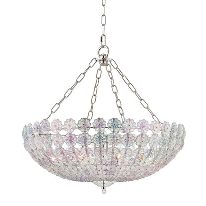 Hudson Valley Lighting Floral Park Chandelier in Polished Nickel 8224-PN