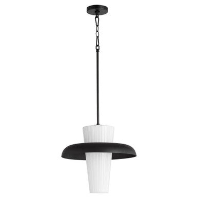 Quorum  Mallory 16" Pendant - Matte Black  8227-16-59