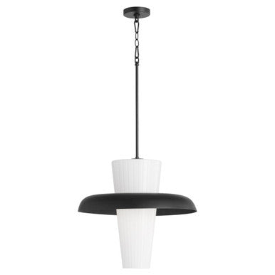 Quorum  Mallory 20" Pendant - Matte Black  8227-20-59