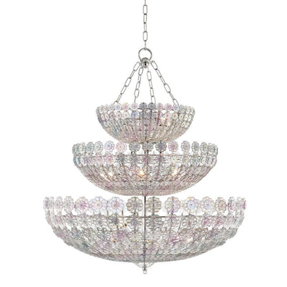 Hudson Valley Lighting Floral Park Chandelier in Polished Nickel 8239-PN