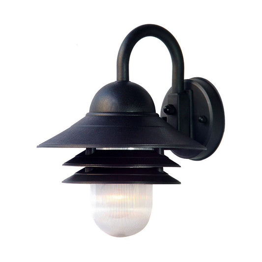 Acclaim Lighting Mariner 1-Light Matte Black Wall Light in Matte Black 82BK