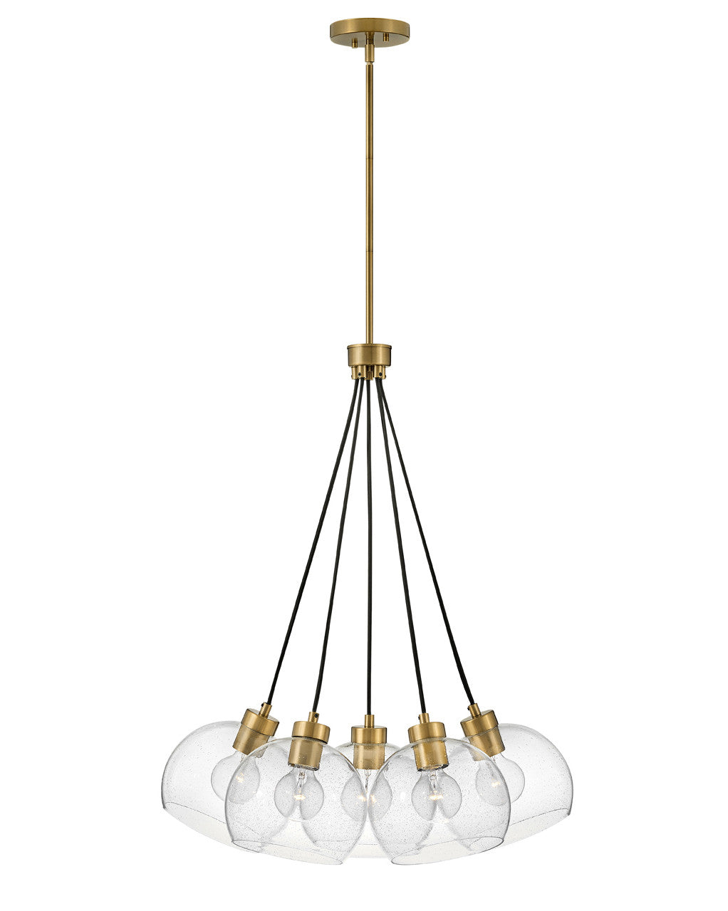 Lark Living Rumi Five Light Pendant in Lacquered Brass 83015LCB