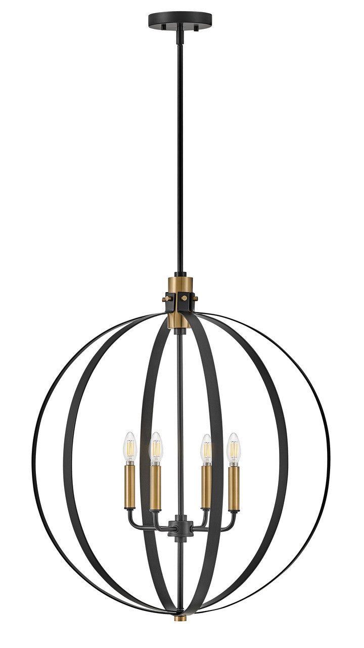 Lark Living Cirque Medium Orb in Black 83034BK