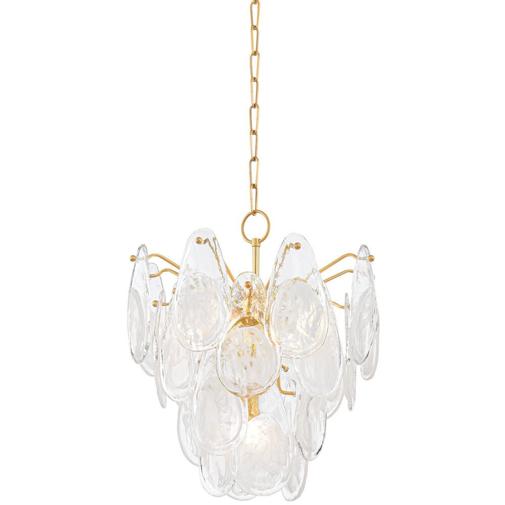 Hudson Valley Lighting Darcia Chandelier in Aged Brass 8305-AGB