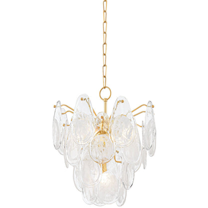 Hudson Valley Lighting Darcia Chandelier in Aged Brass 8305-AGB