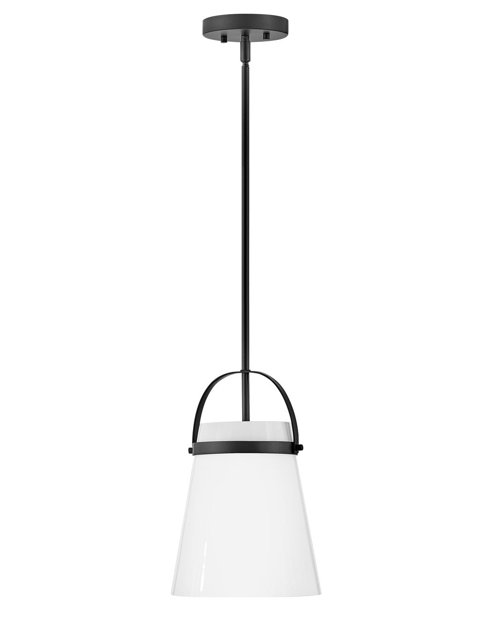 Lark Living Tori Single Light Convertible Pendant in Black 83057BK