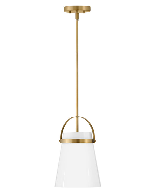 Lark Living Tori Single Light Convertible Pendant in Lacquered Brass 83057LCB