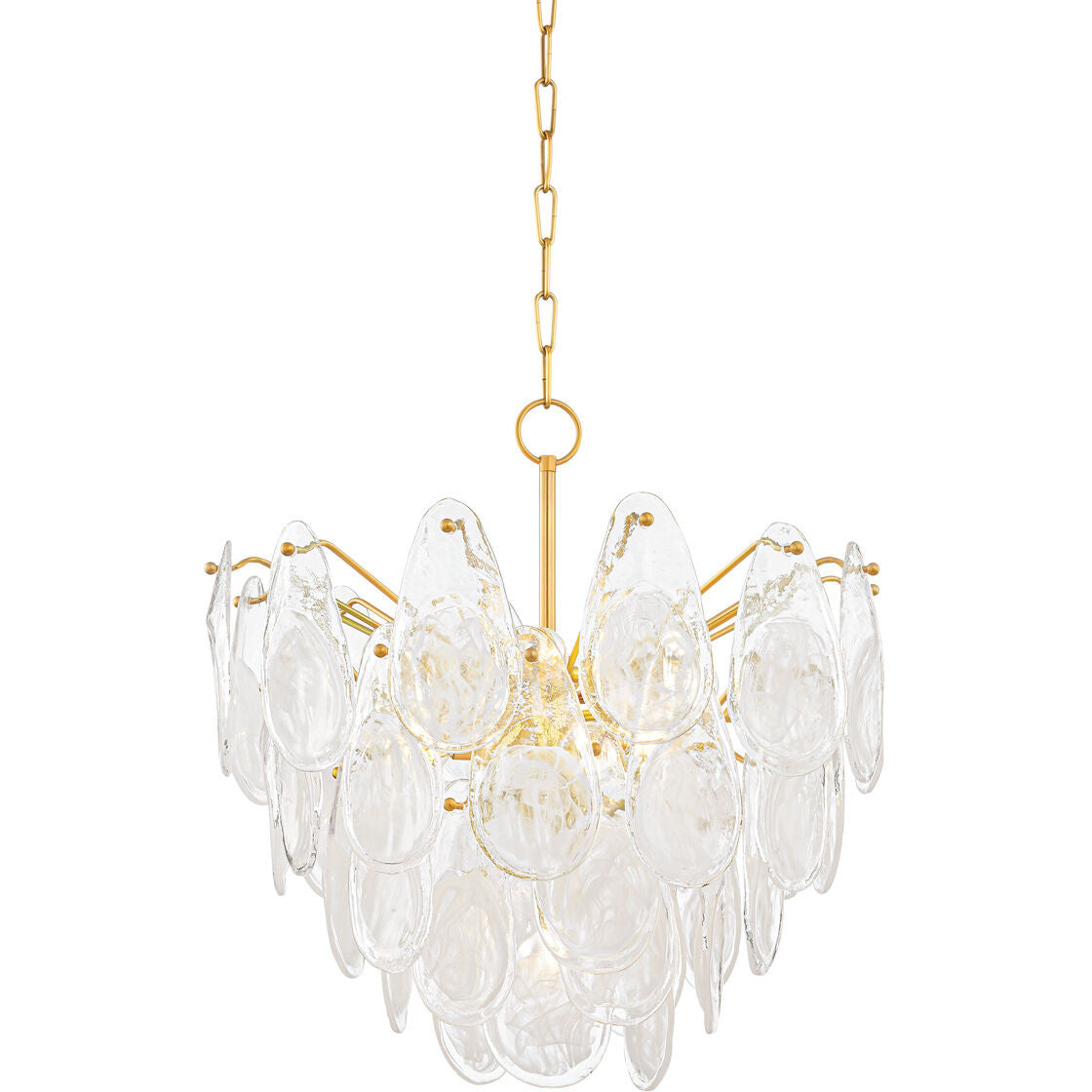 Hudson Valley Lighting Darcia Chandelier in Aged Brass 8307-AGB