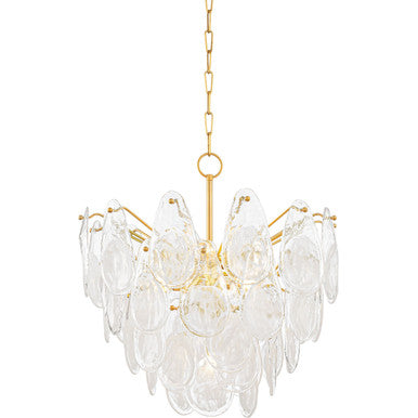 Hudson Valley Lighting Darcia Chandelier in Aged Brass 8307-AGB