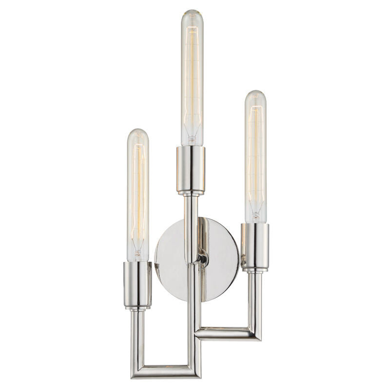 Hudson Valley Lighting Angler Wall Sconce in Polished Nickel 8310-PN