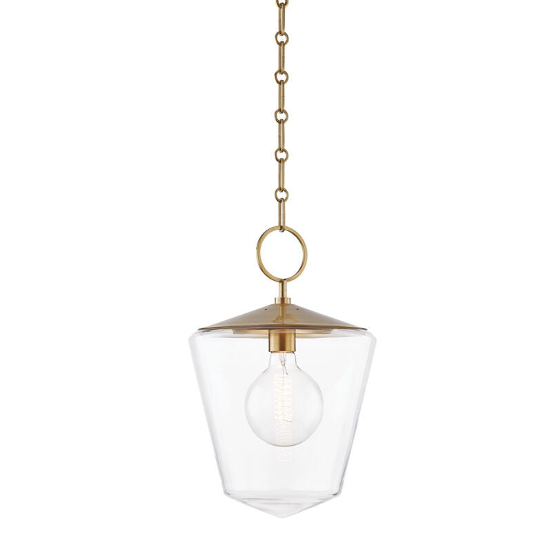 Hudson Valley Lighting Greene Pendant in Aged Brass 8312-AGB