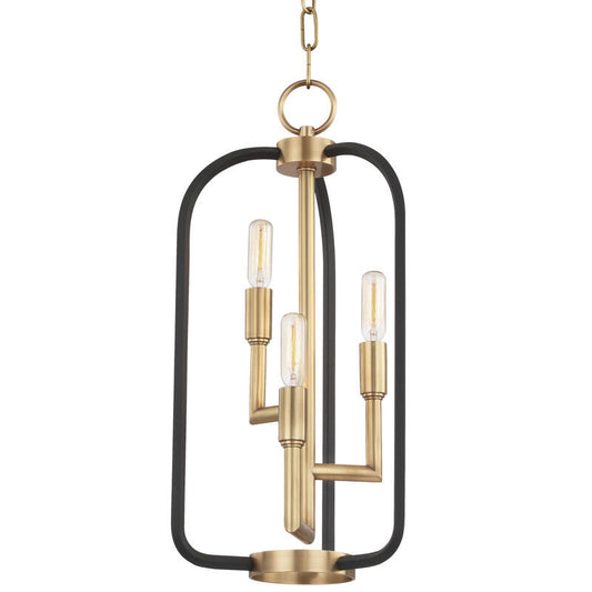 Hudson Valley Lighting Angler Lantern in Aged Brass 8313-AGB