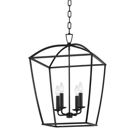 Hudson Valley Lighting Bryant Lantern in Aged Iron 8317-AI