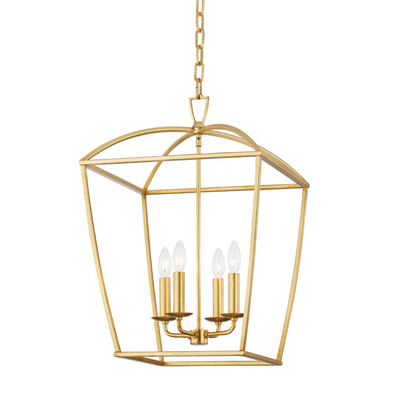 Hudson Valley Lighting Bryant Lantern in Gold Leaf 8317-GL