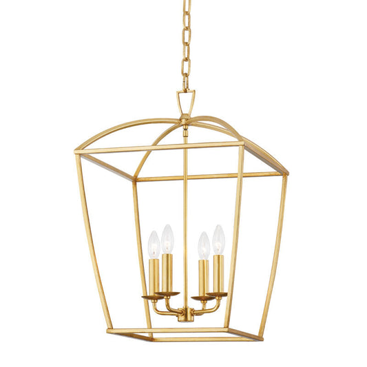 Hudson Valley Lighting Bryant Lantern in Gold Leaf 8317-GL