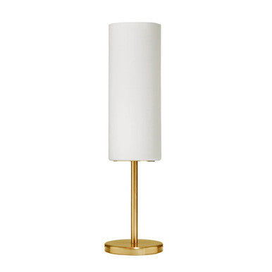 Dainolite 1 Light Incandescent Table Lamp, Aged Brass with White Glass 83205-AGB-WH