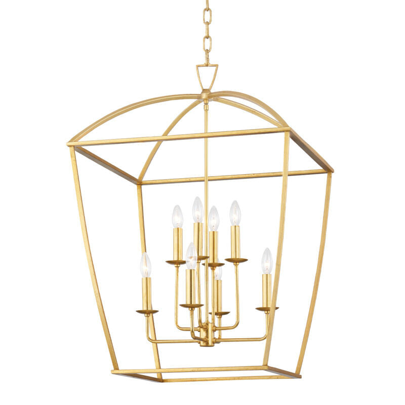 Hudson Valley Lighting Bryant Lantern in Gold Leaf 8324-GL