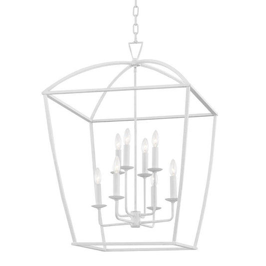 Hudson Valley Lighting Bryant Lantern in White Plaster 8324-WP