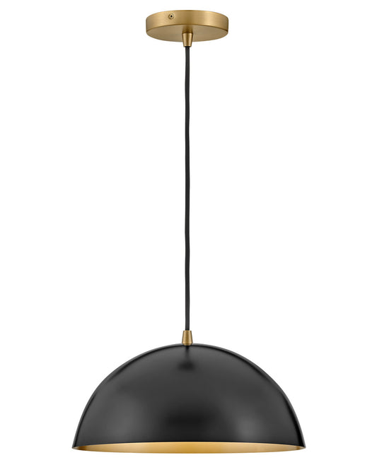 Lark Living Lou Single Light Pendant in Black 83307BK