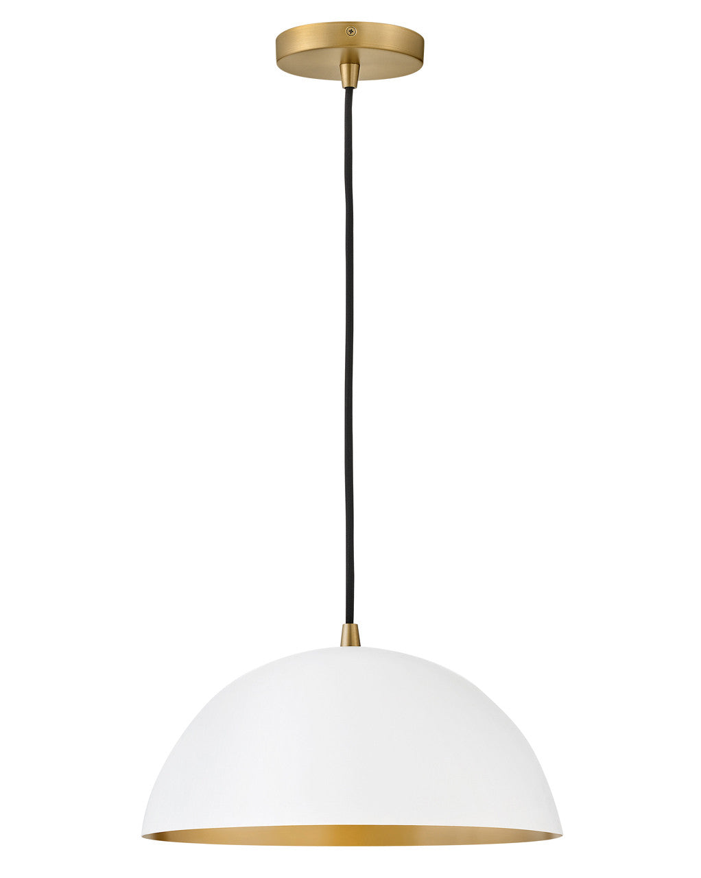 Lark Living Lou Single Light Pendant in Matte White 83307MW