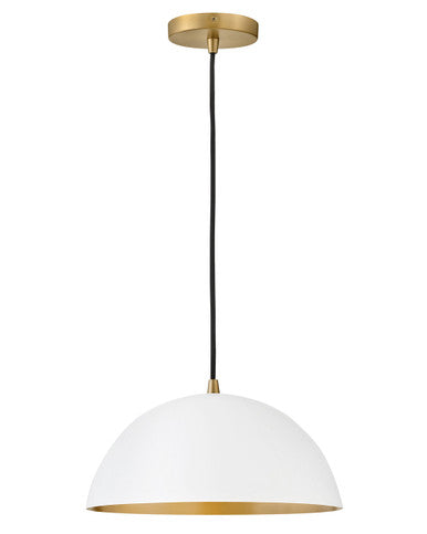 Lark Living Lou Single Light Pendant in Matte White 83307MW