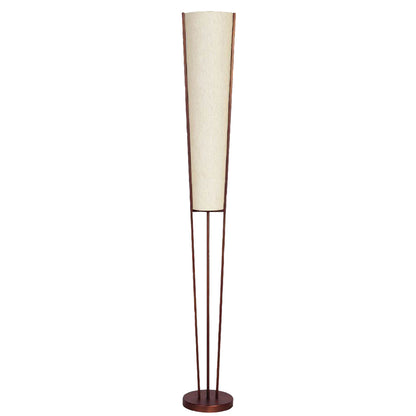 Dainolite 2 Light Floor Lamp, Oil Brushed Bronze, Flax Fabric Shade 83323F-OBB