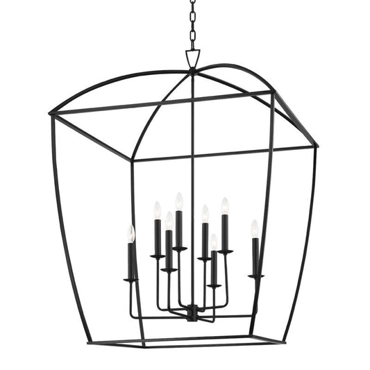 Hudson Valley Lighting Bryant Lantern in Aged Iron 8334-AI