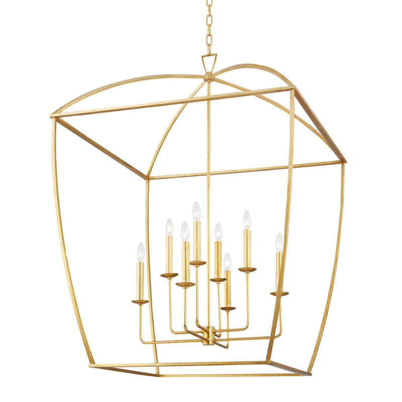 Hudson Valley Lighting Bryant Lantern in Gold Leaf 8334-GL