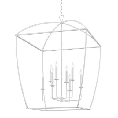 Hudson Valley Lighting Bryant Lantern in White Plaster 8334-WP